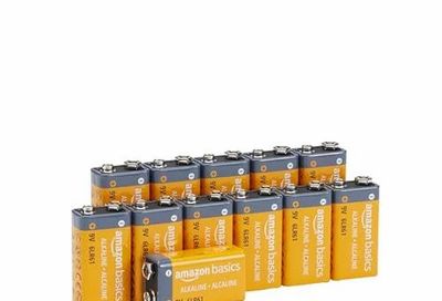 Amazon.ca: Amazon Basics 9 Volt Everyday Alkaline Batteries ( Pack of 12).... $13.99