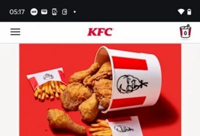 KFC: 8 PC bone in or tenders + fries $19.99, big crunch sandwich $5.95 Monday sandwich of the day