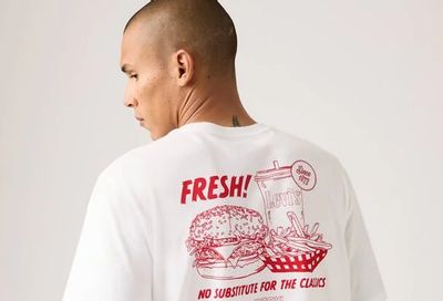 Levi's Relaxed Fit Short-sleeve Graphic T-shirt $7.79
