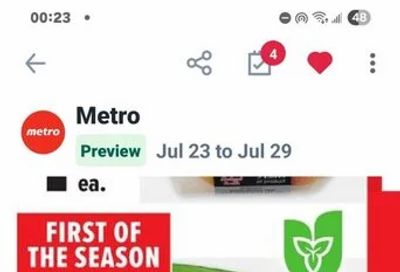 Metro: ON: Metro Fresh Corn $0.29, Pepsi/Coke 6x710 ml $1.99 net after getting $1 value of Moi pts...