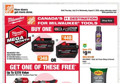 Home Depot (ON) Flyer July 23 to August 5
