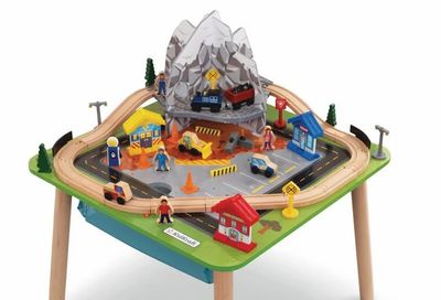 Canadian Tire: KidKraft Wooden Train Set and Table, 66% off $50.43 (reg. 149.99)