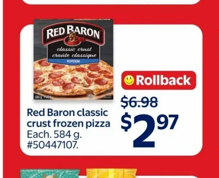 Walmart: Red Baron Frozen Classic Classic Crust Pizza $2.97 Walmart: Red Baron Frozen Classic Classic Crust Pizza $2.97