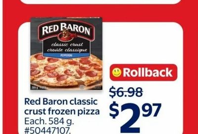 Walmart: Red Baron Frozen Classic Classic Crust Pizza $2.97
