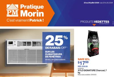 Patrick Morin Flyer July 23 to 29