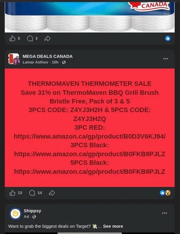 Amazon.ca: Bristle Free BBQ Grill Brush (3 Pack / 5 Pack) - $42.99 / $54.99) Amazon.ca: Bristle Free BBQ Grill Brush (3 Pack / 5 Pack) - $42.99 / $54.99)