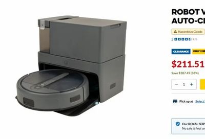 Princess Auto: Robo vacume - Yeedi Cube Pro S1 (by Ecovacs) -$211