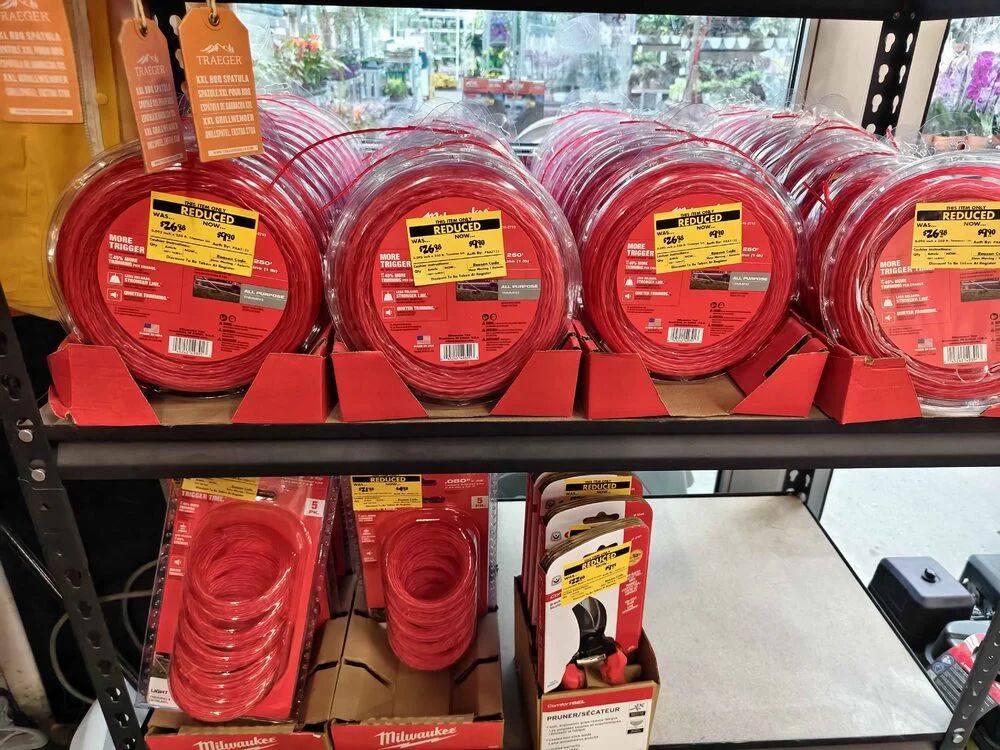 Home Depot: Milwaukee Tool 0.095-inch x 250-ft. Trimmer Line $9.90 Home Depot: Milwaukee Tool 0.095-inch x 250-ft. Trimmer Line $9.90