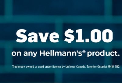 Save $1 on Hellmann's product
