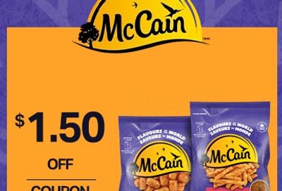 Save $1.50 on McCain Flavours of the World product