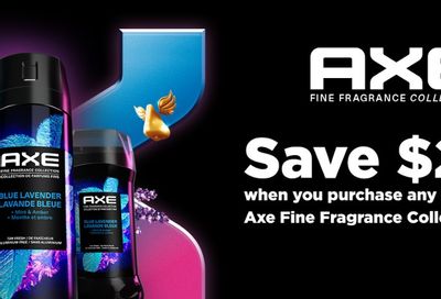 Save $2 on Axe fine fragrance collection product