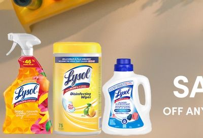 Save $5 on any Lysol product