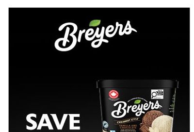 Save $0.50 on any one tub of Breyers Creamery Style (1.41L)