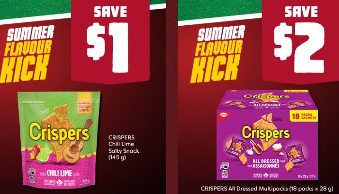 Money saving coupons valid on participating Crispers products Money saving coupons valid on participating Crispers products