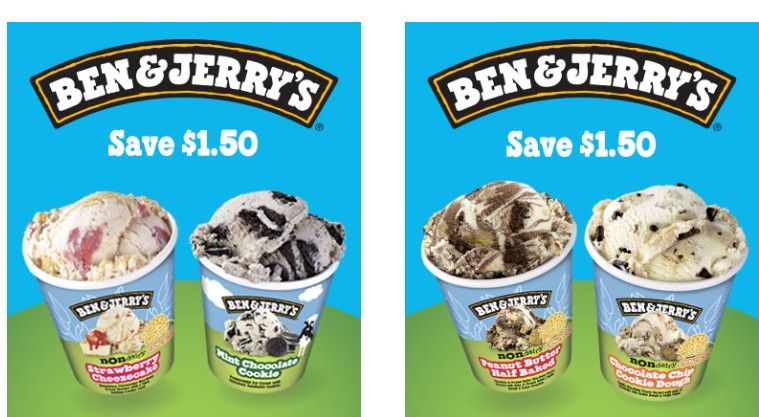 Save $1.50 on Ben & Jerry's select frozen dessert Save $1.50 on Ben & Jerry's select frozen dessert