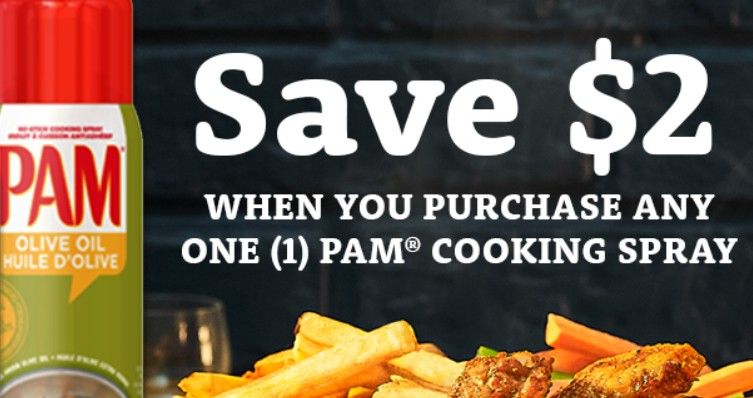Save $2 on any PAM cooking spray