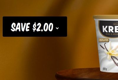 Save $2 on Olympic Krema yogurt