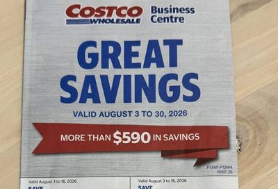 Costco Business Centre Flyer August 3 - 30