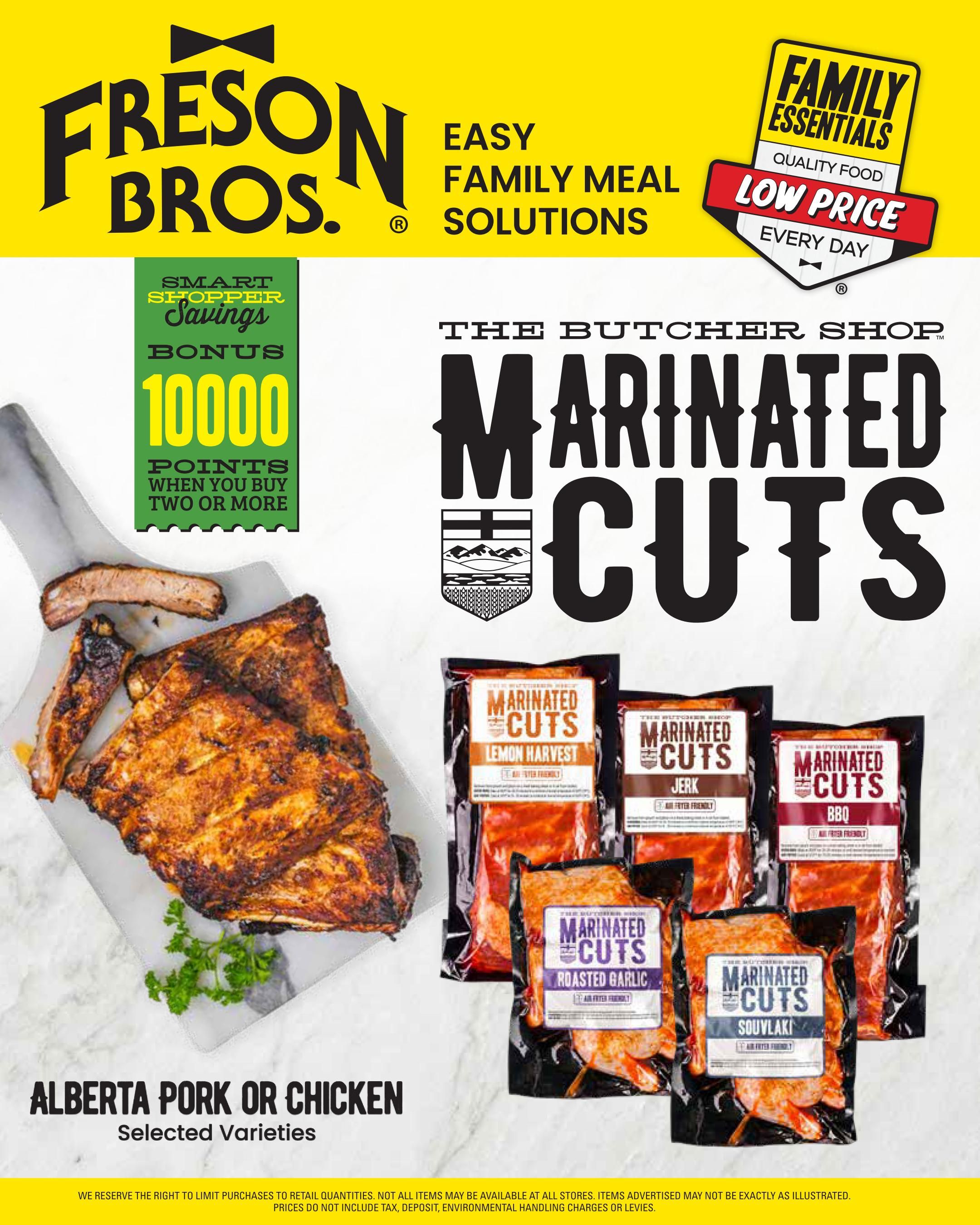 Freson Bros. Family Essentials Flyer July 31 to August 27