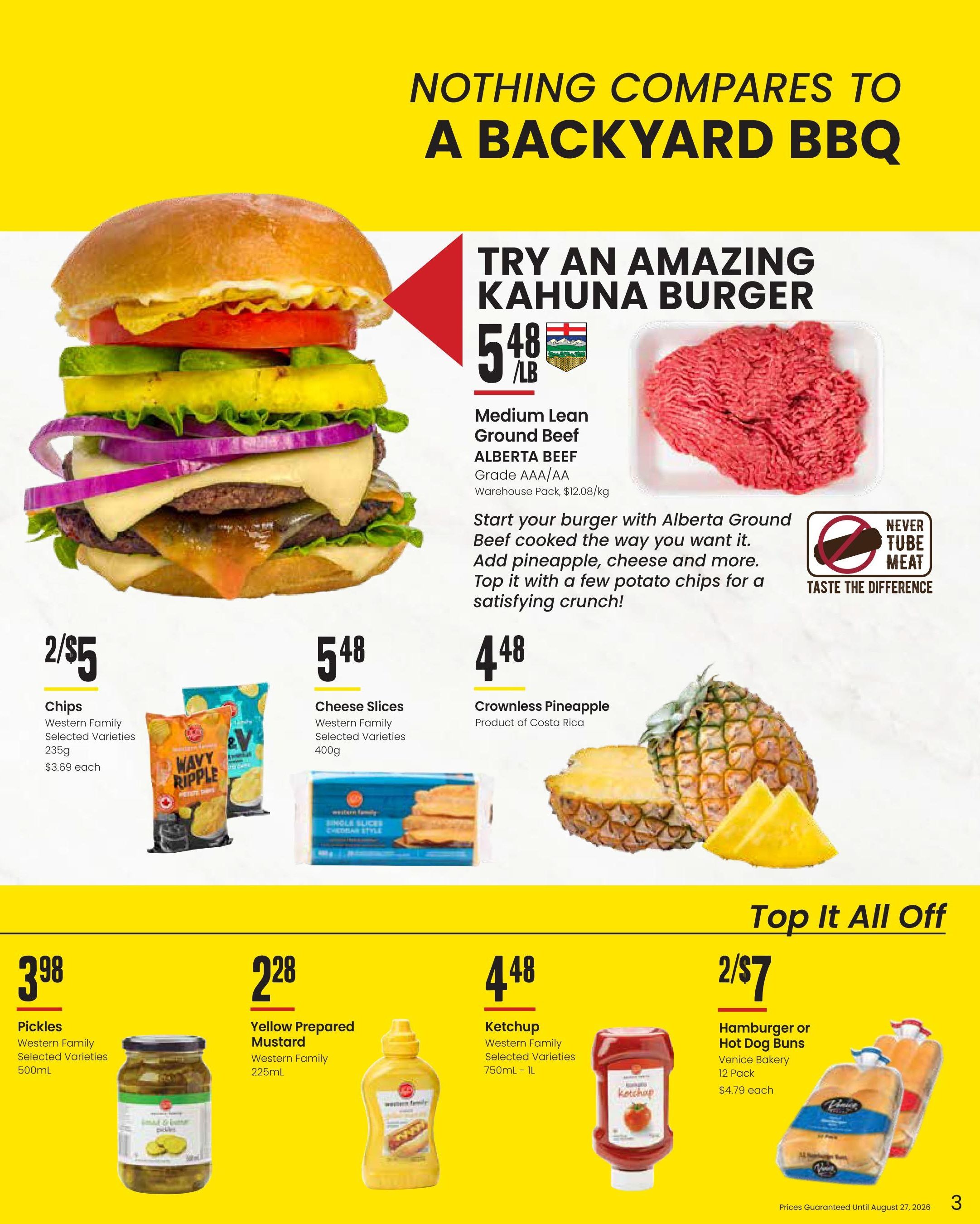 Freson Bros. Family Essentials Flyer July 31 to August 27