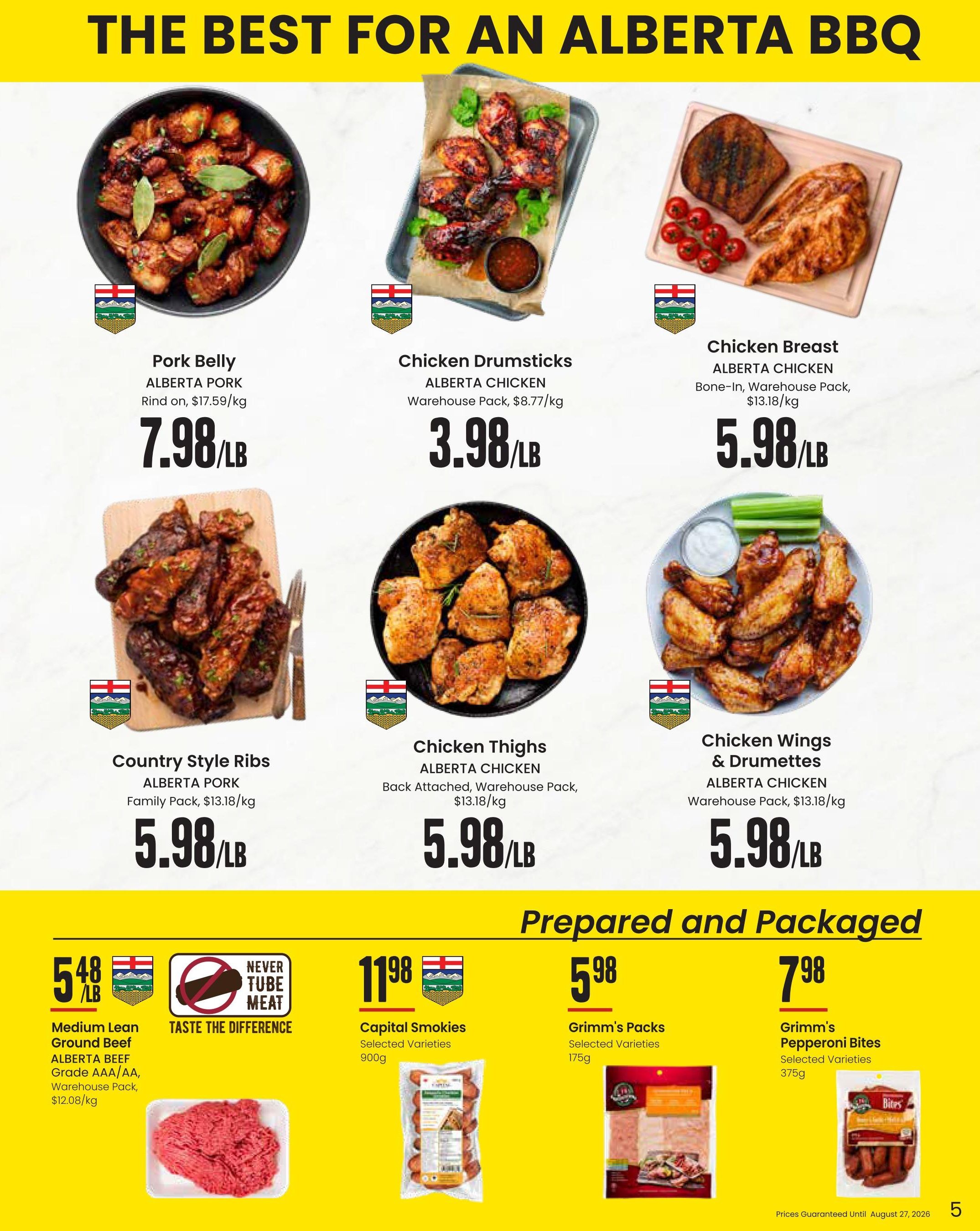 Freson Bros. Family Essentials Flyer July 31 to August 27