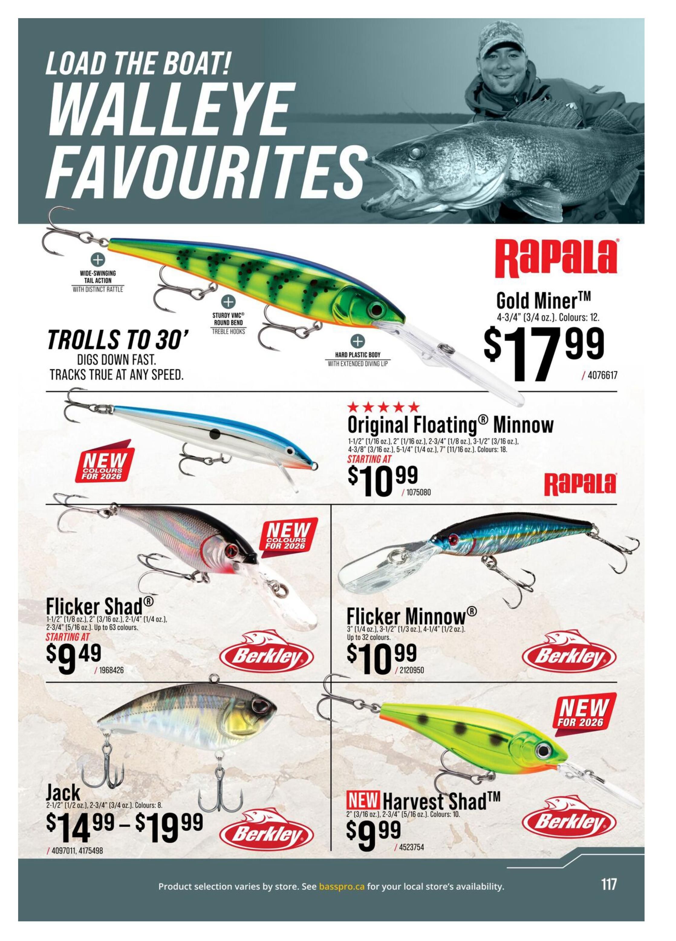Cabela's 2026 Canada Fishing Master Catalogue July 25 to September 1