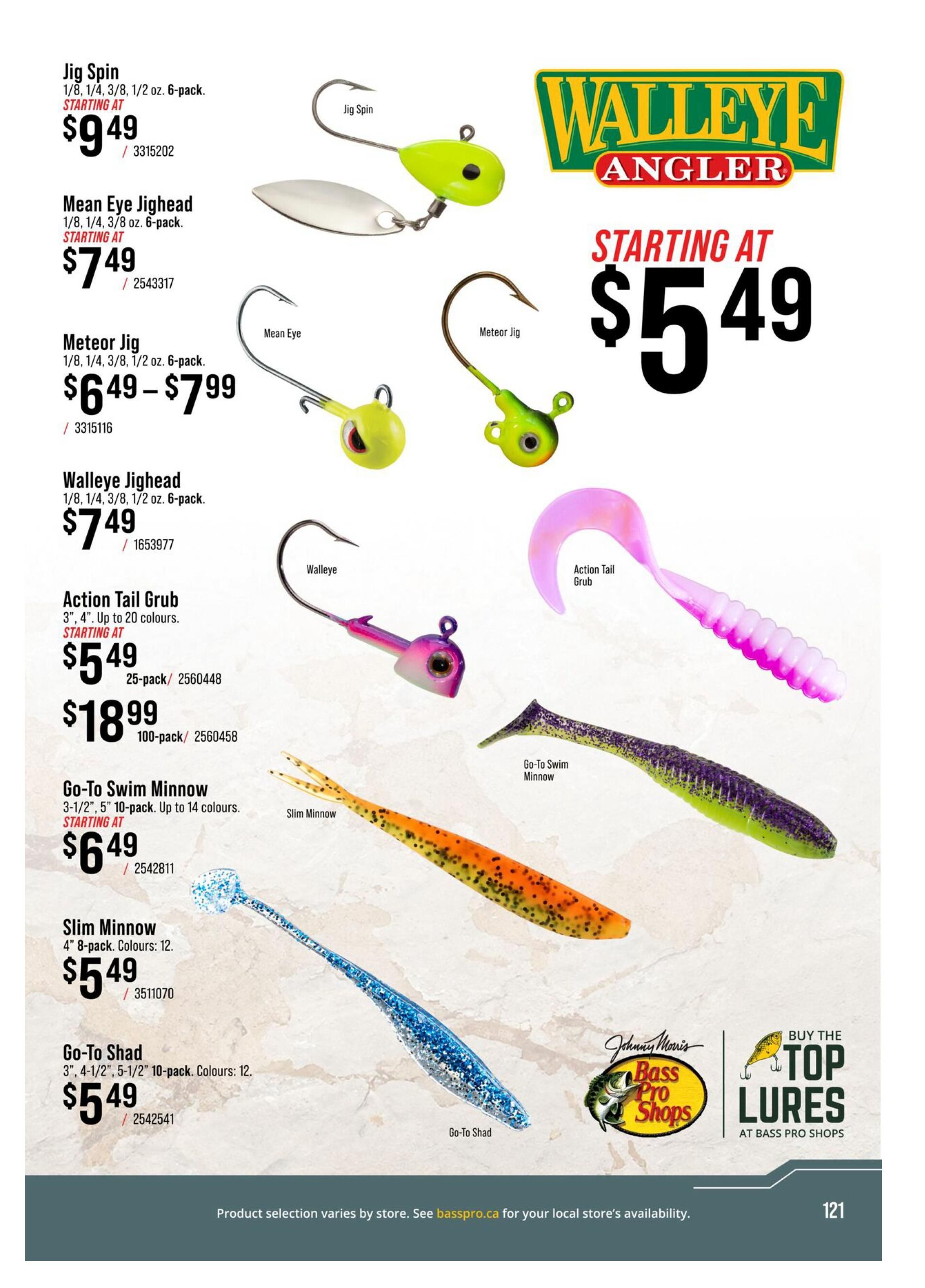 Cabela's 2026 Canada Fishing Master Catalogue July 25 to September 1