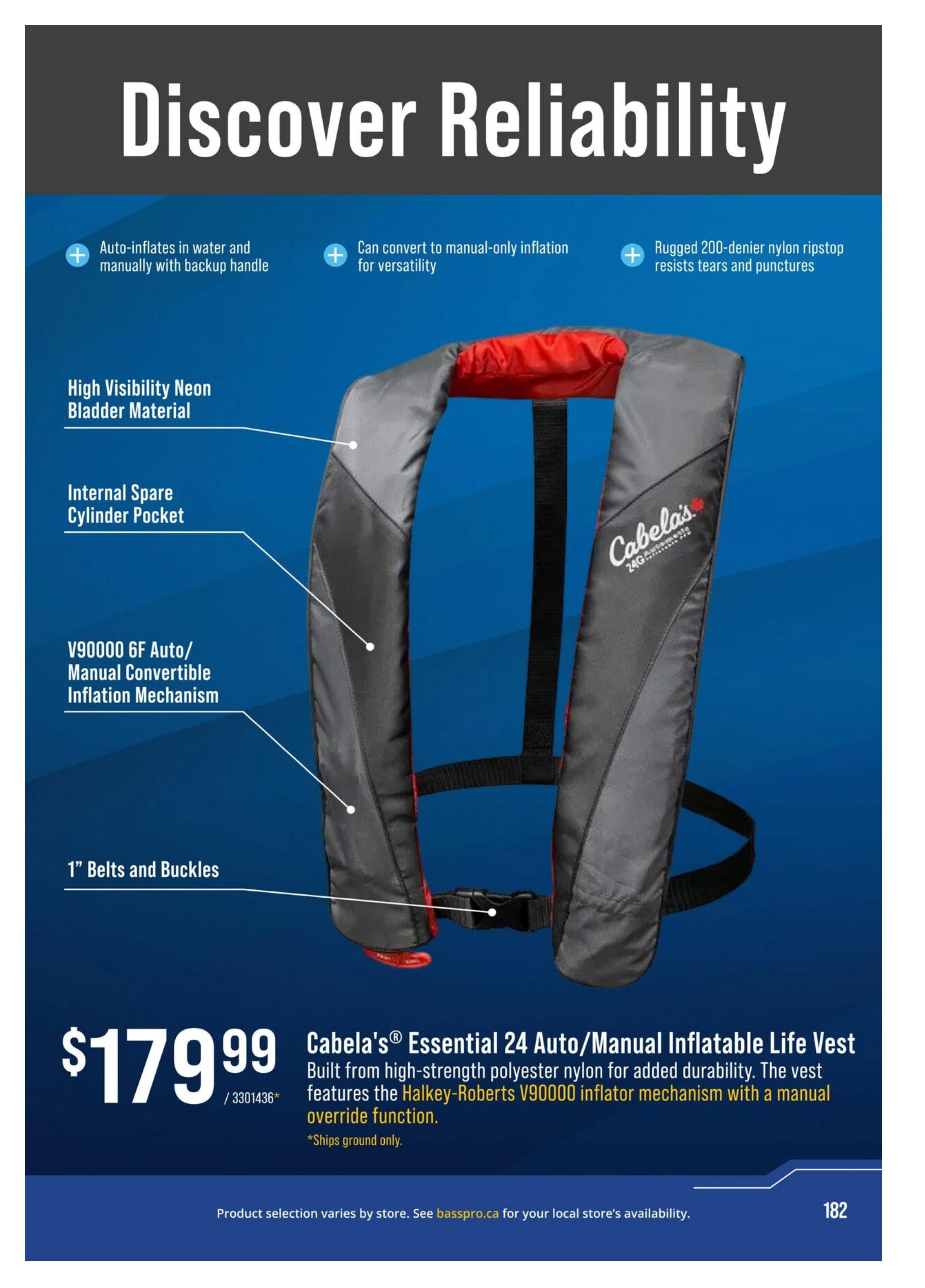 Cabela's 2026 Canada Fishing Master Catalogue July 25 to September 1