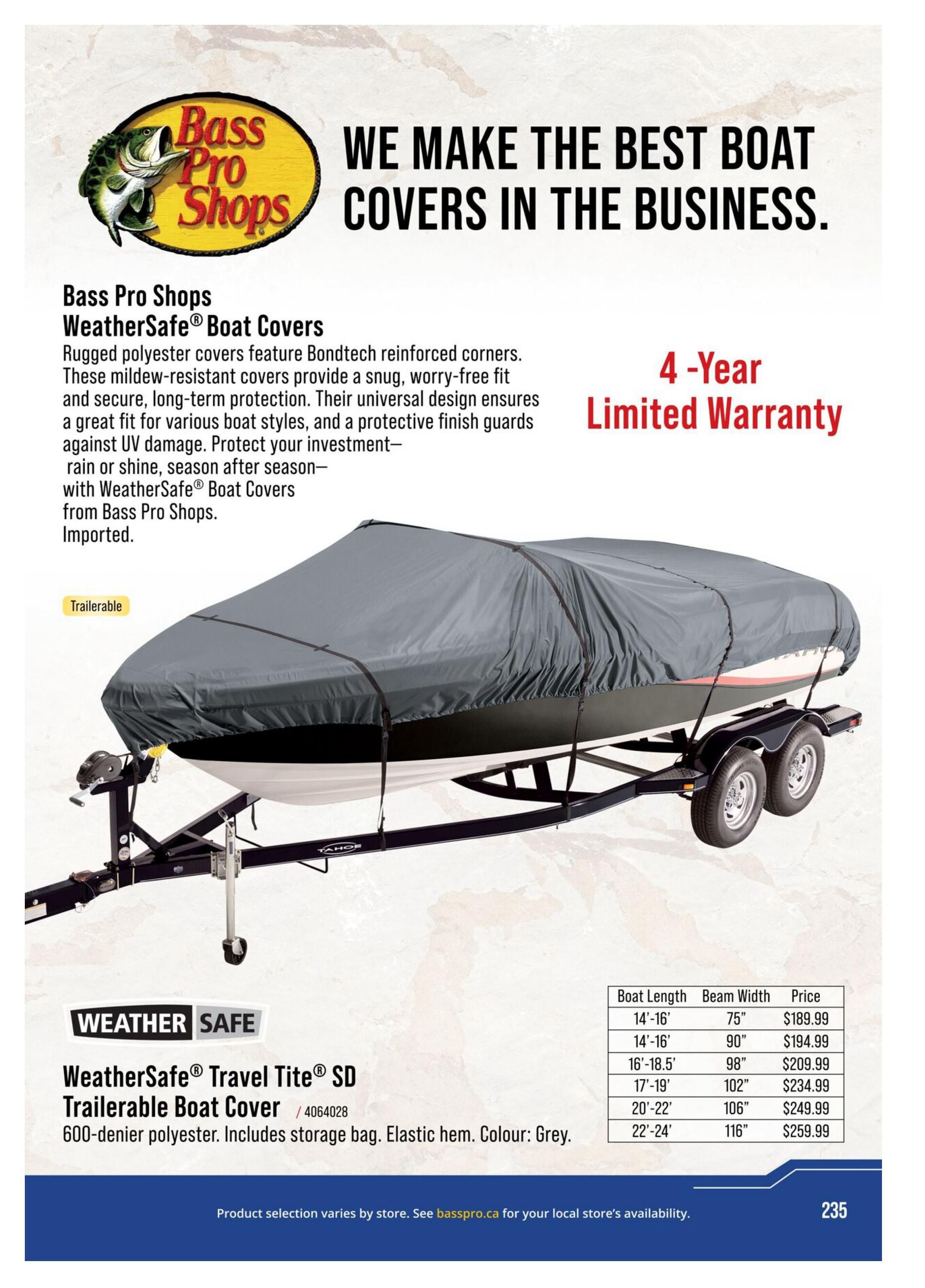 Cabela's 2026 Canada Fishing Master Catalogue July 25 to September 1