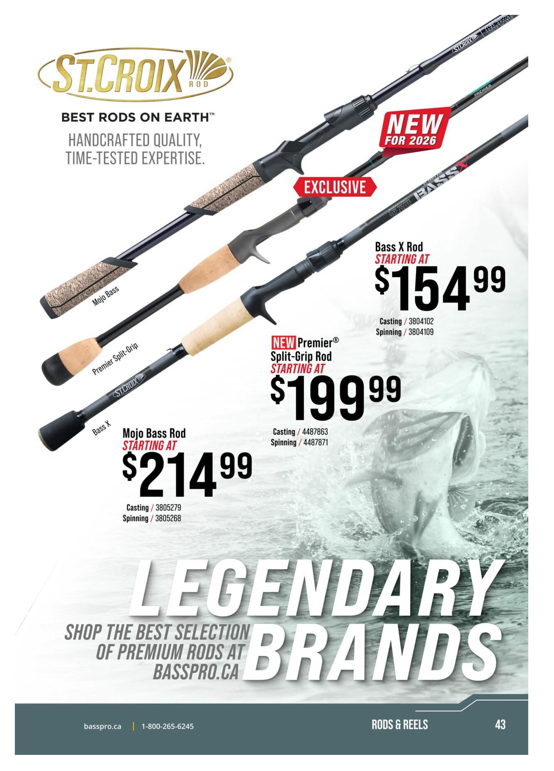 Cabela's 2026 Canada Fishing Master Catalogue July 25 to September 1