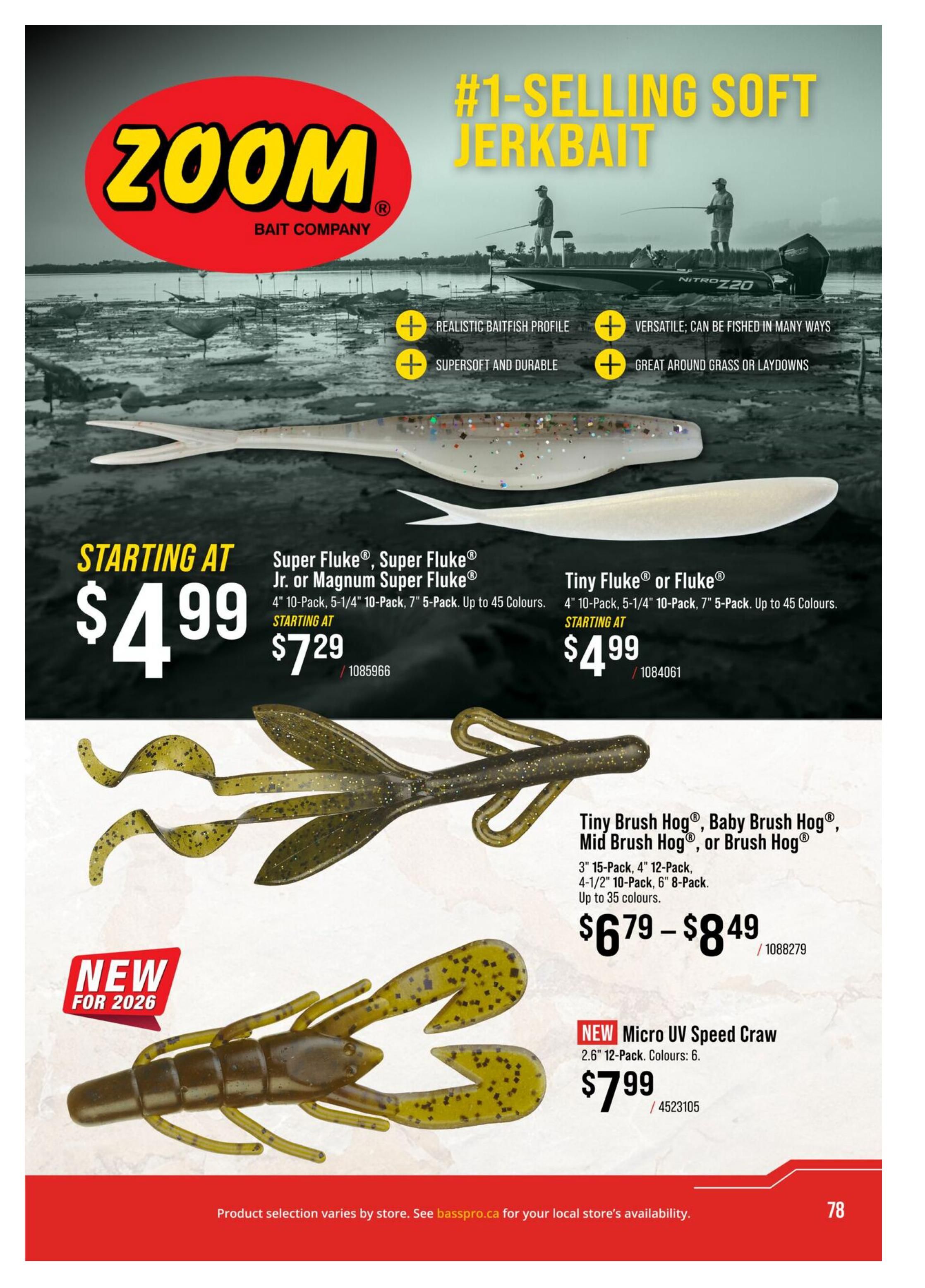 Cabela's 2026 Canada Fishing Master Catalogue July 25 to September 1