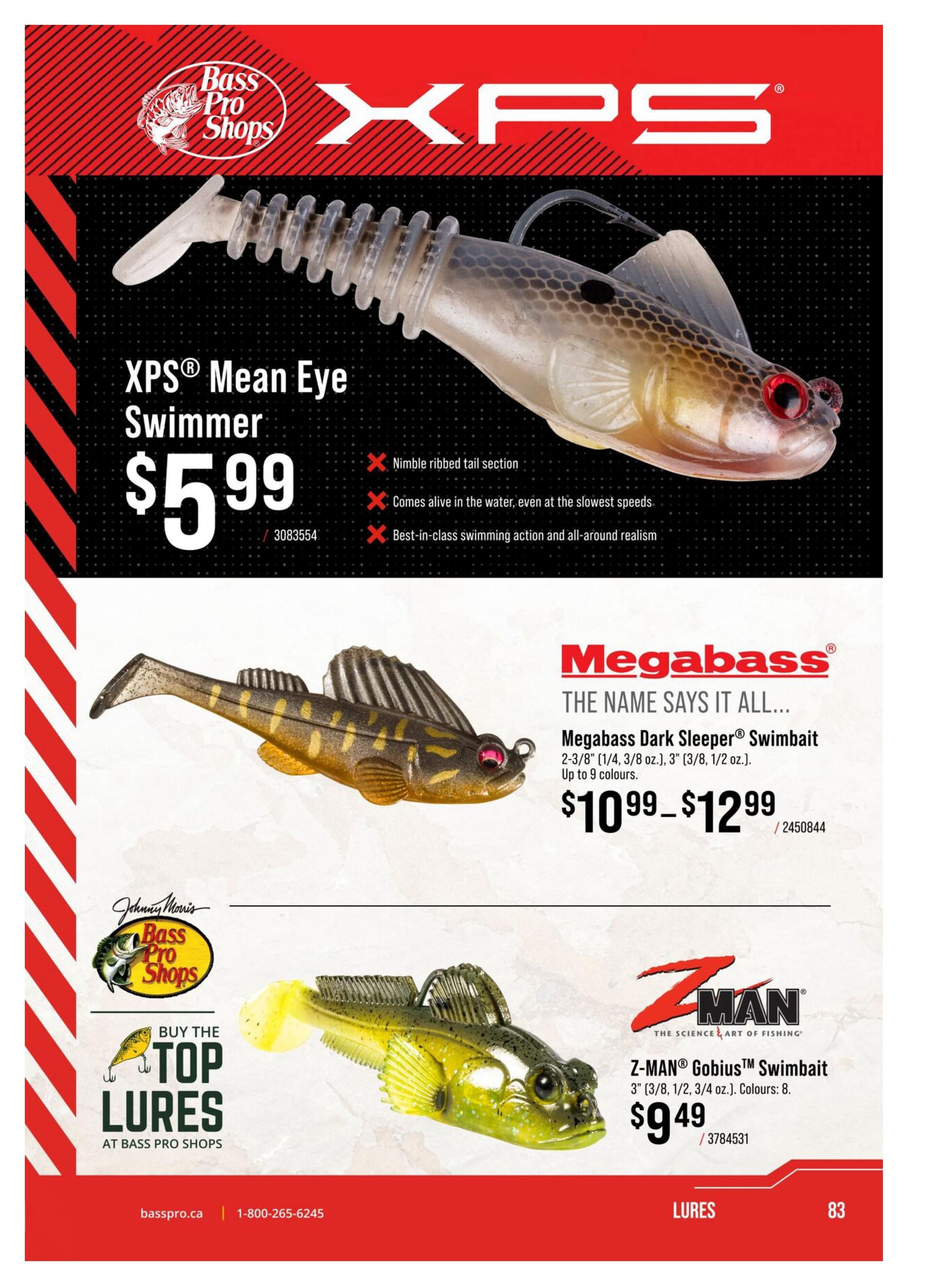 Cabela's 2026 Canada Fishing Master Catalogue July 25 to September 1