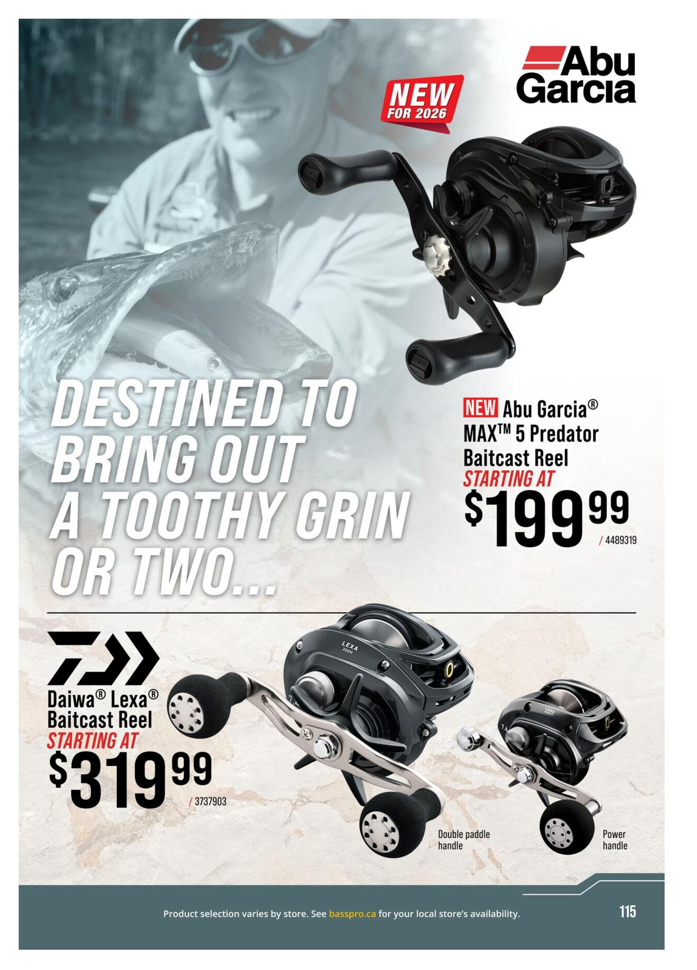 Bass Pro Shops 2026 Canada Fishing Master Catalogue July 25 to September 1