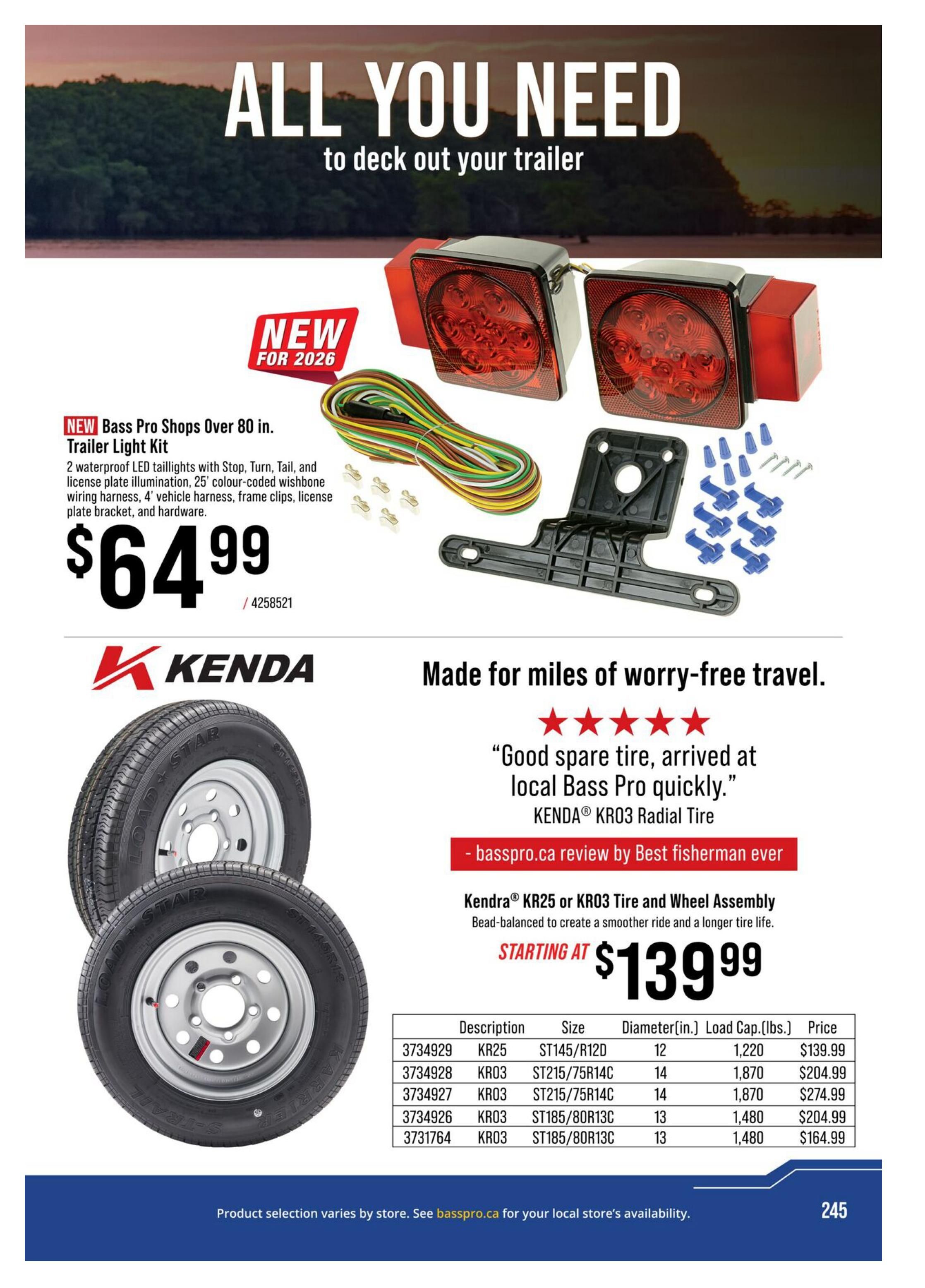 Bass Pro Shops 2026 Canada Fishing Master Catalogue July 25 to September 1