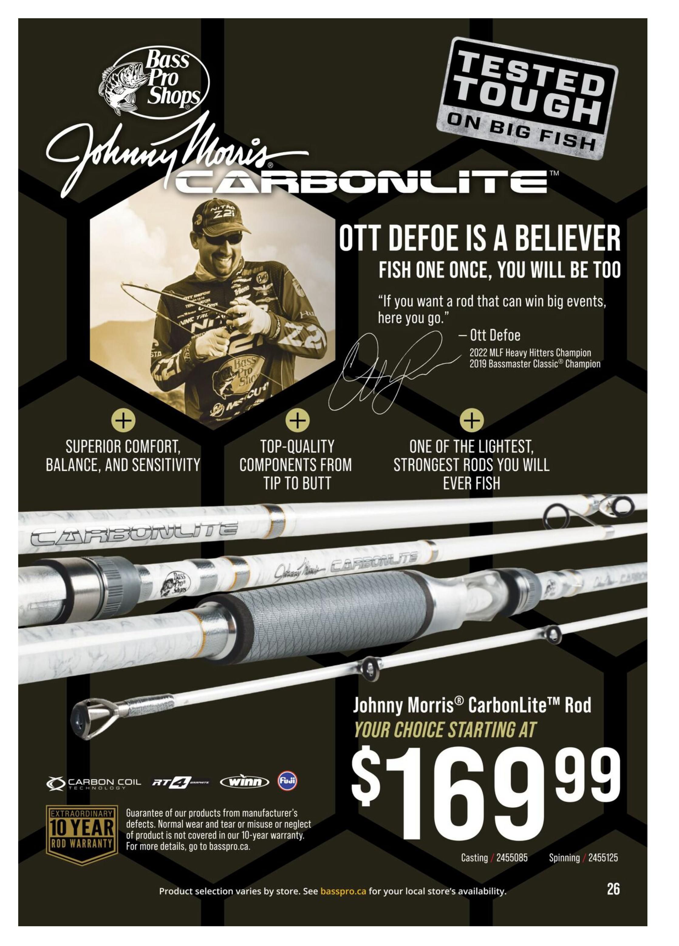 Bass Pro Shops 2026 Canada Fishing Master Catalogue July 25 to September 1