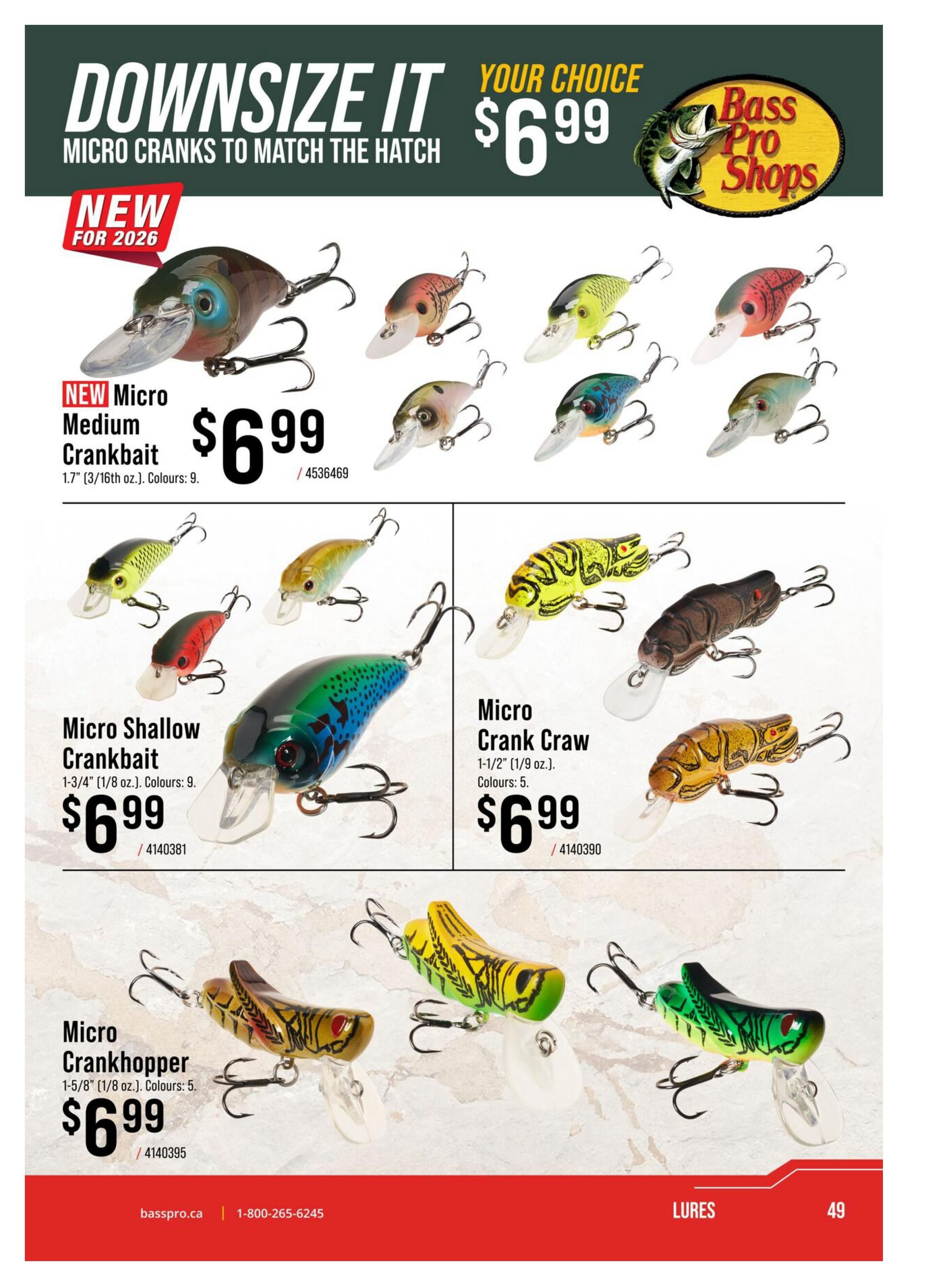 Bass Pro Shops 2026 Canada Fishing Master Catalogue July 25 to September 1