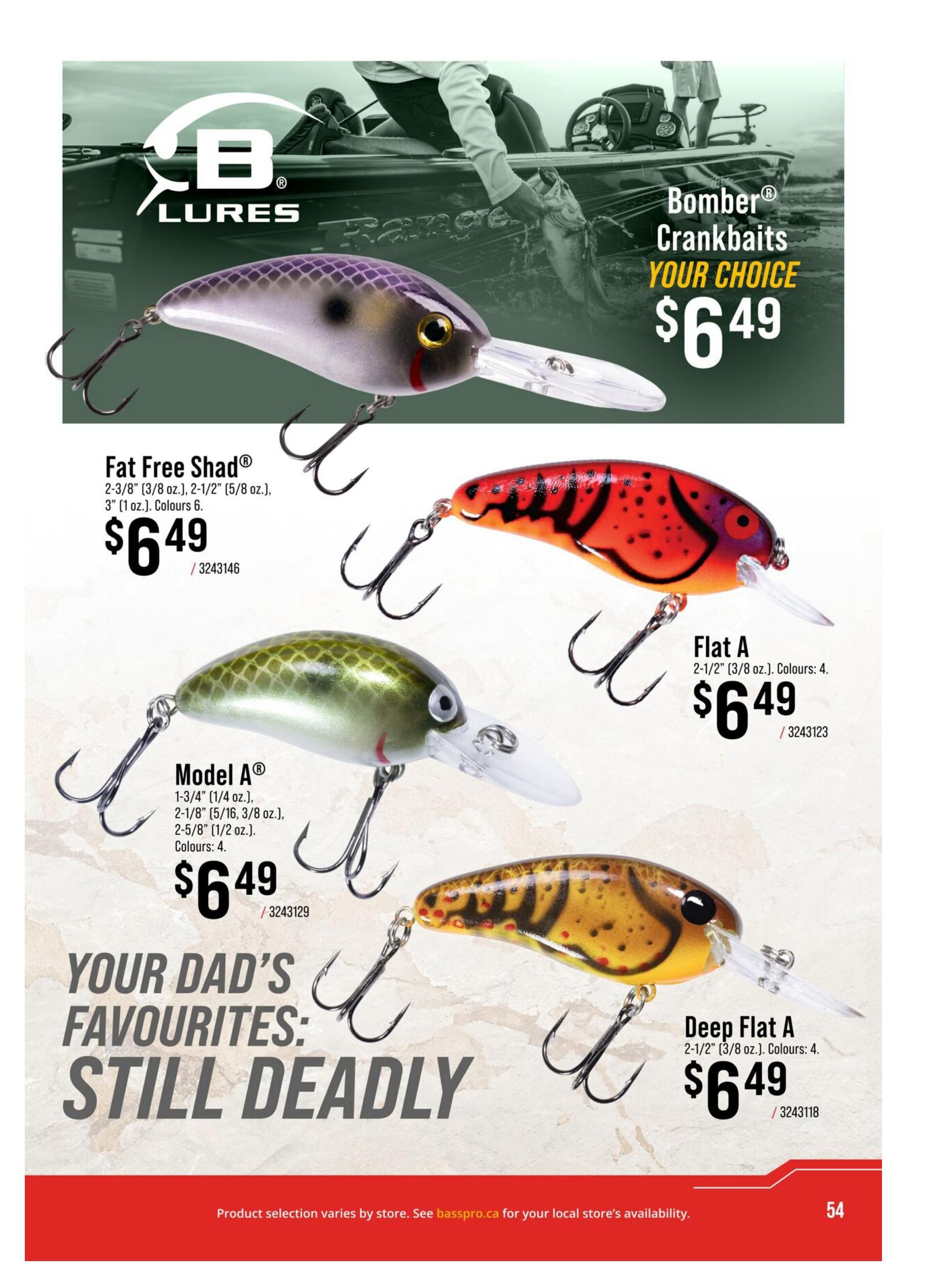 Bass Pro Shops 2026 Canada Fishing Master Catalogue July 25 to September 1