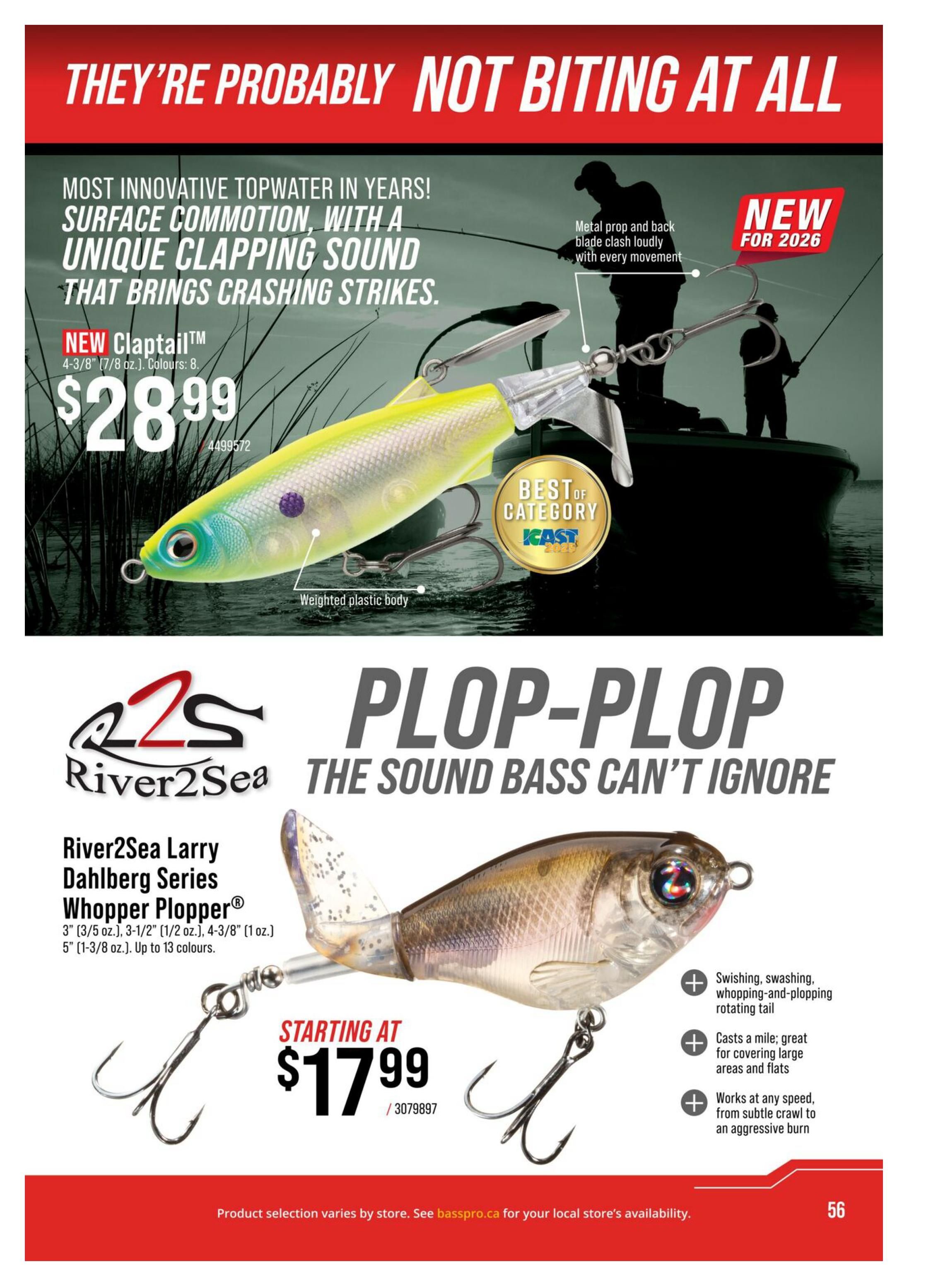 Bass Pro Shops 2026 Canada Fishing Master Catalogue July 25 to September 1