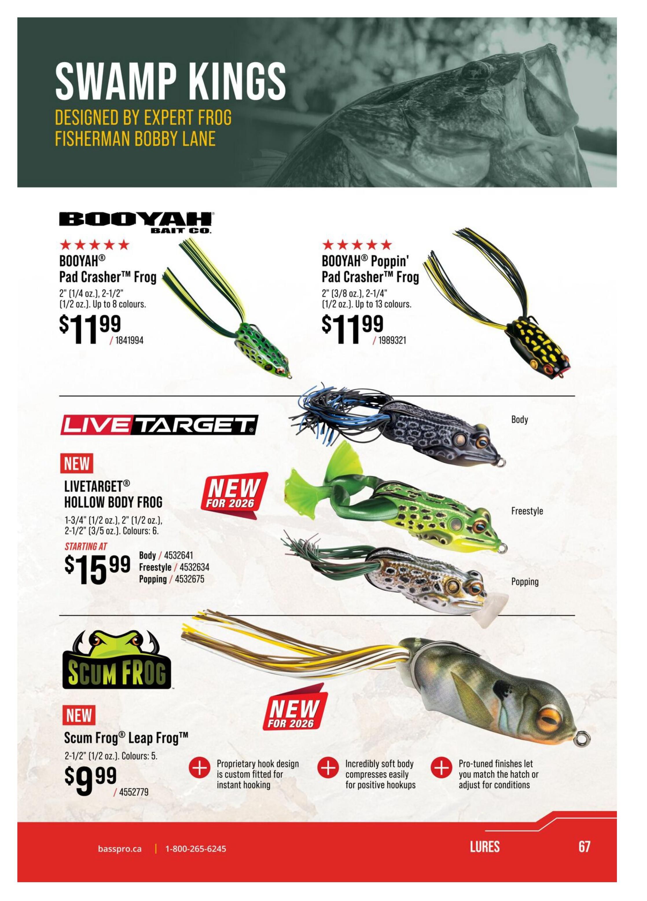 Bass Pro Shops 2026 Canada Fishing Master Catalogue July 25 to September 1