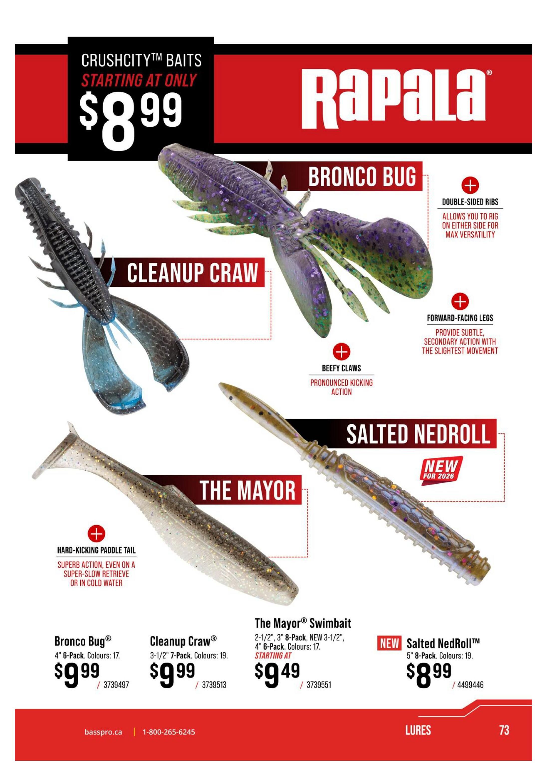 Bass Pro Shops 2026 Canada Fishing Master Catalogue July 25 to September 1