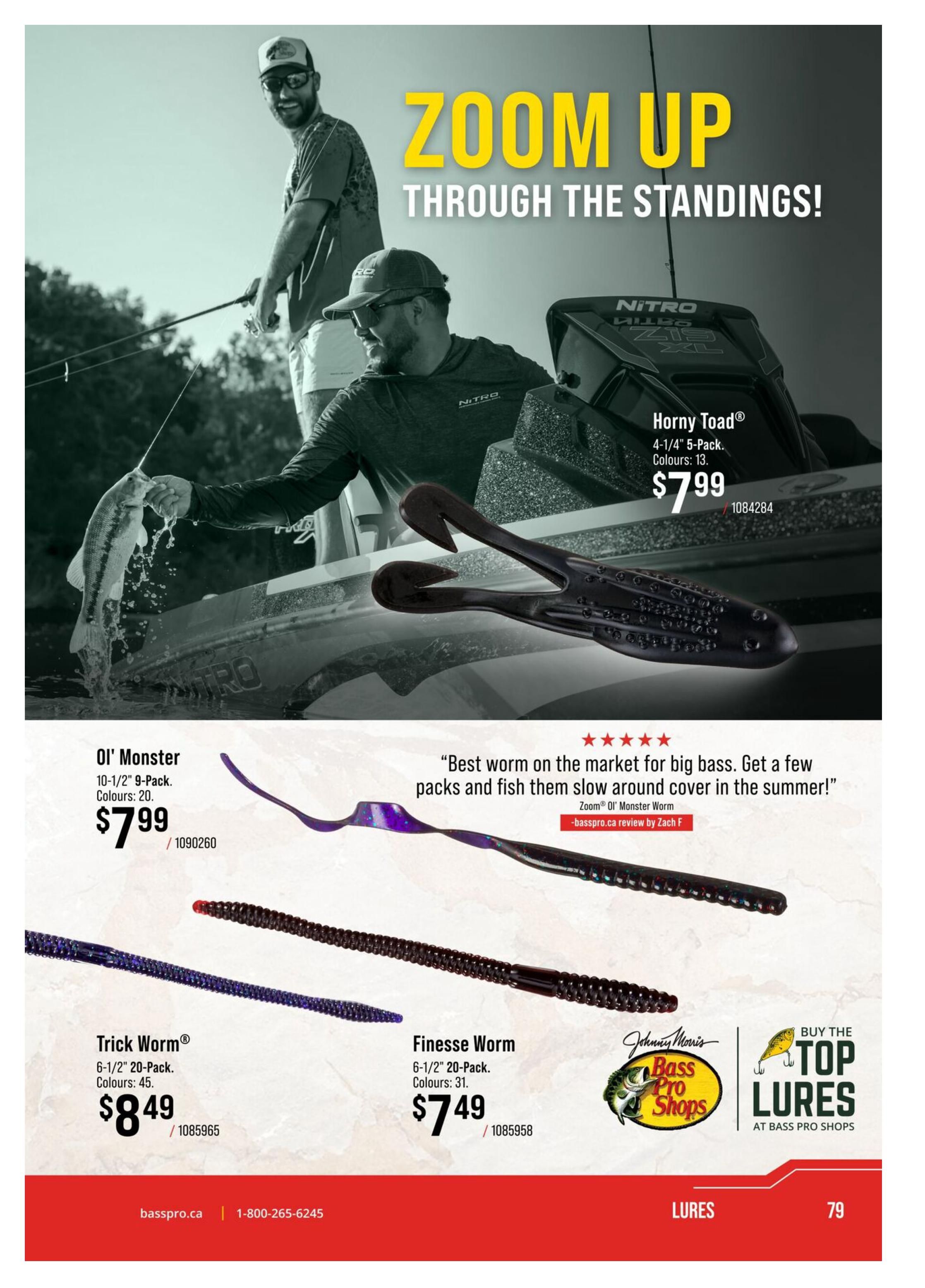 Bass Pro Shops 2026 Canada Fishing Master Catalogue July 25 to September 1