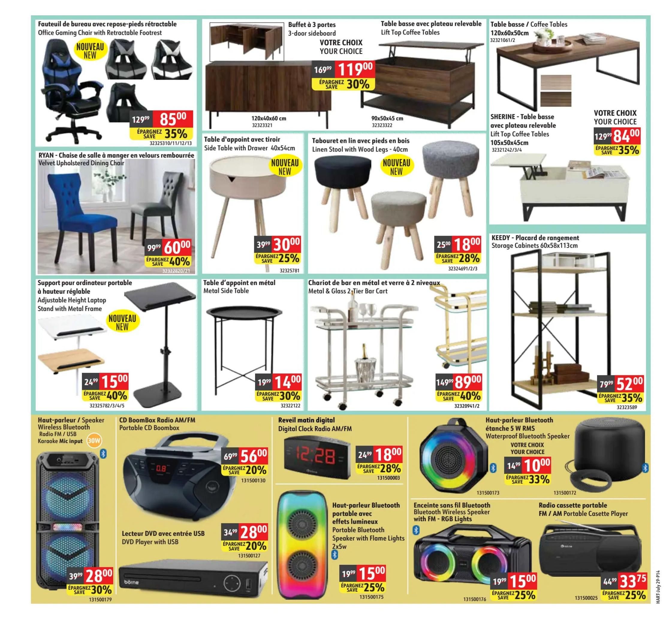 Hart Stores Flyer July 29 to August 11