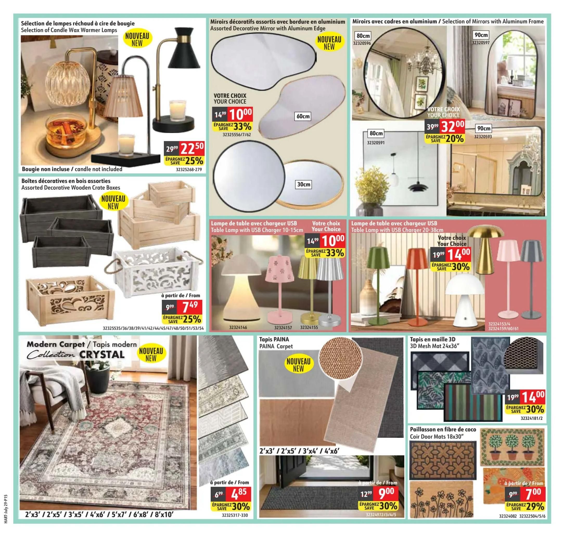 Hart Stores Flyer July 29 to August 11