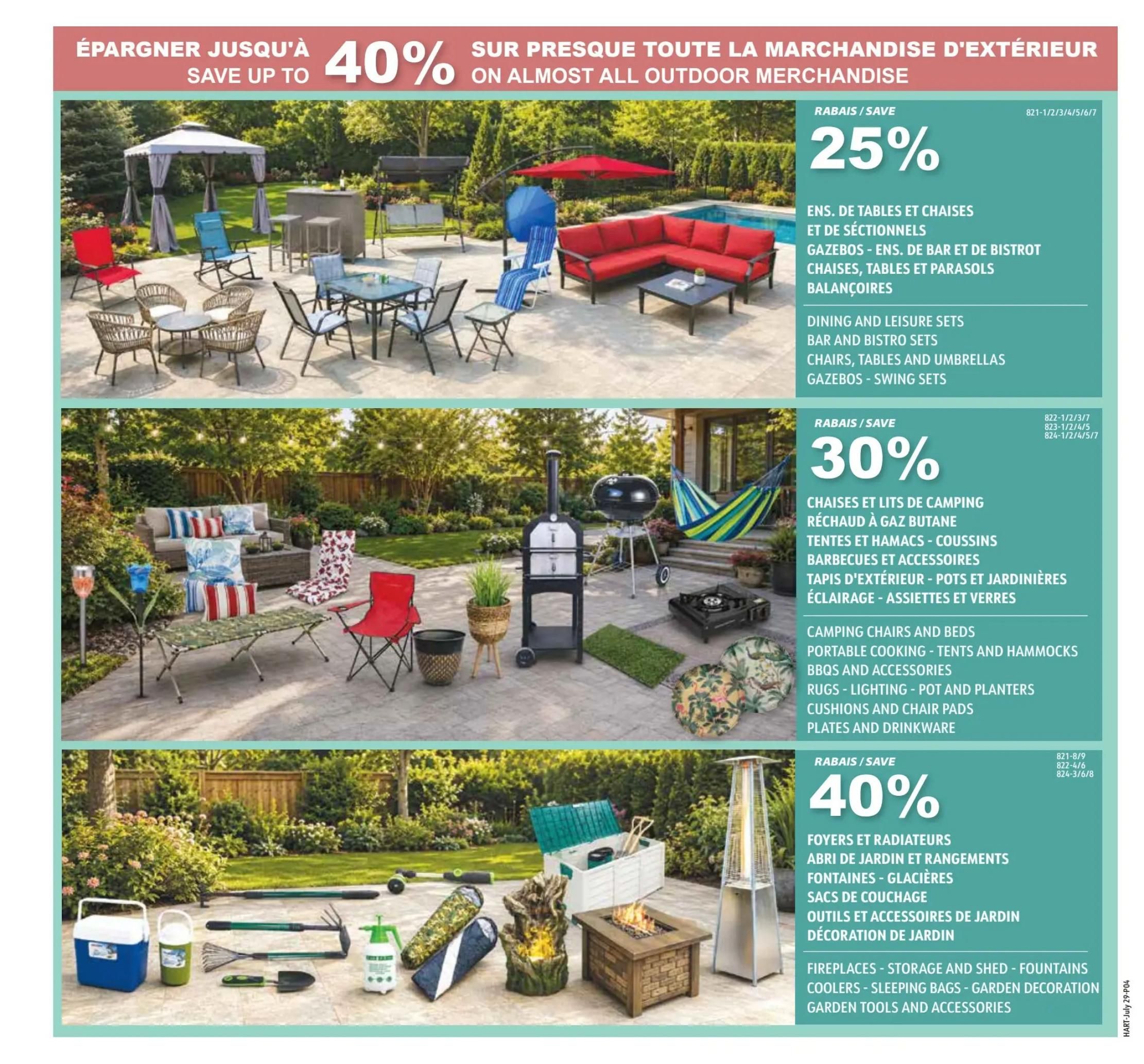 Hart Stores Flyer July 29 to August 11
