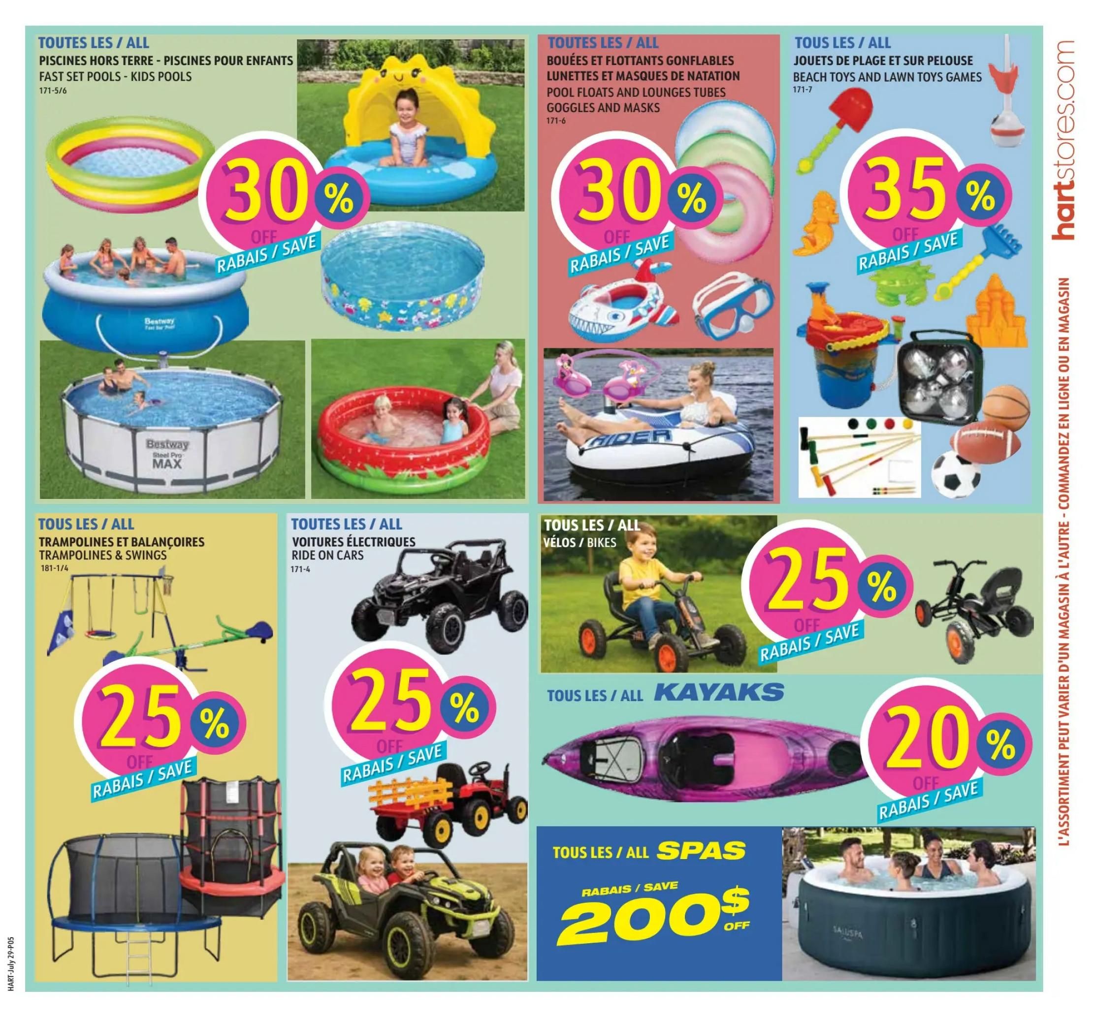 Hart Stores Flyer July 29 to August 11