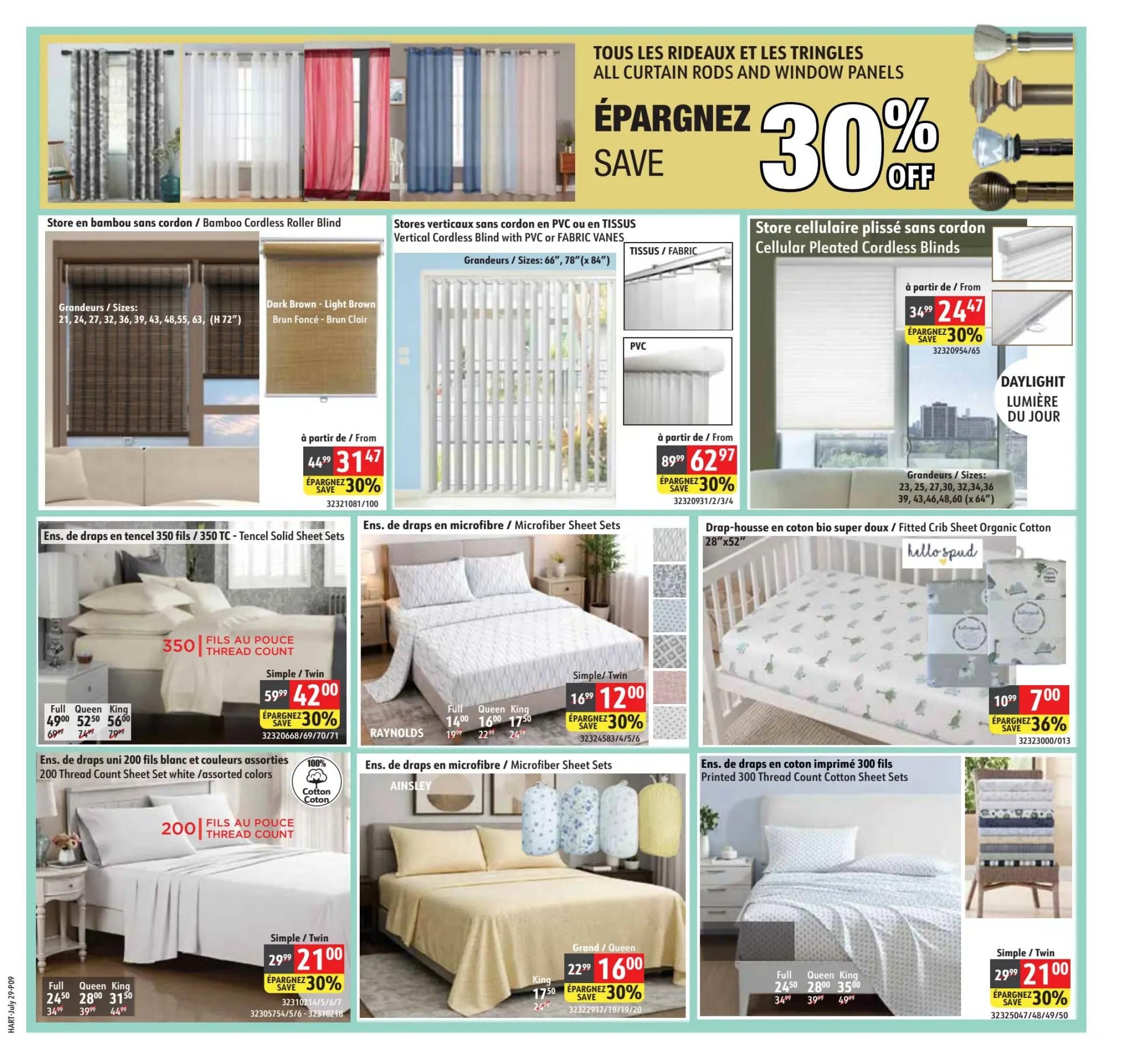 Hart Stores Flyer July 29 to August 11