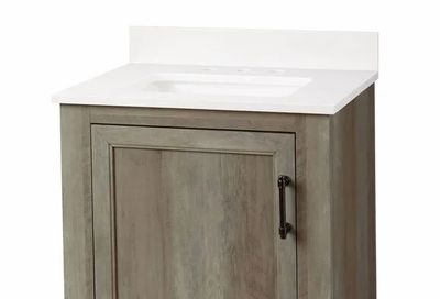 Canadian Tire: YMMV Wellington 24-in Stone Top Bathroom Vanity 81% OFF ($89.95 reg $469.99)