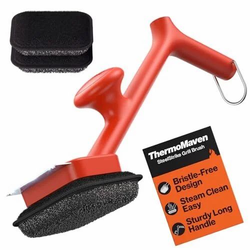 Amazon.ca: BBQ Grill Bristle Free Brush 17" (+ 3 brush heads) - $42.99
