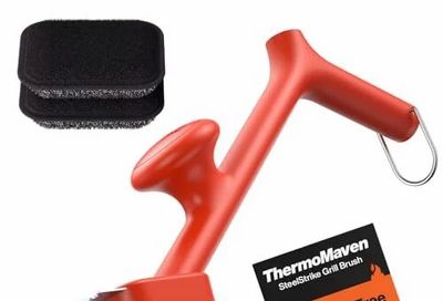 Amazon.ca: BBQ Grill Bristle Free Brush 17" (+ 3 brush heads) - $42.99