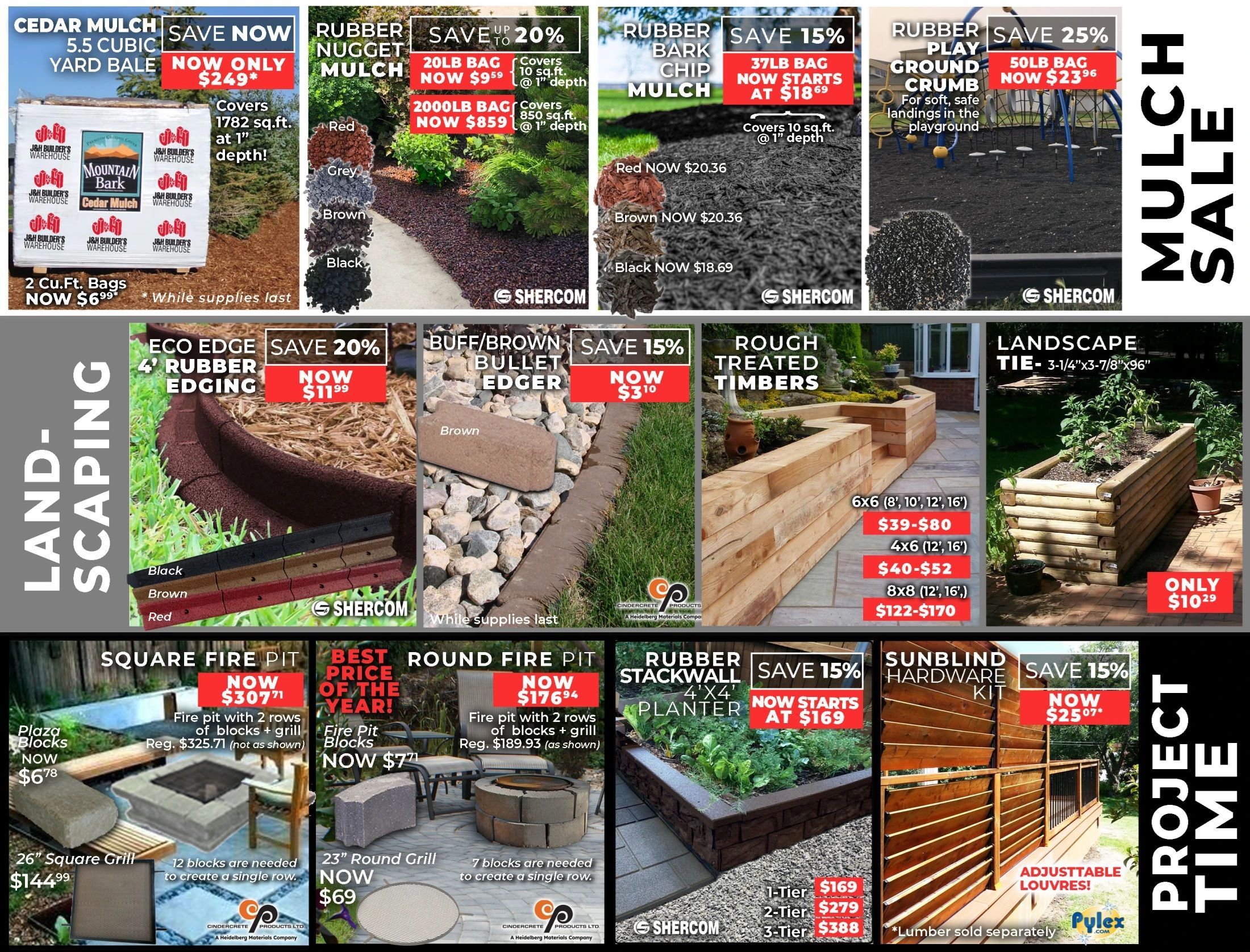 J&H Builder's Warehouse Flyer July 27 to August 22